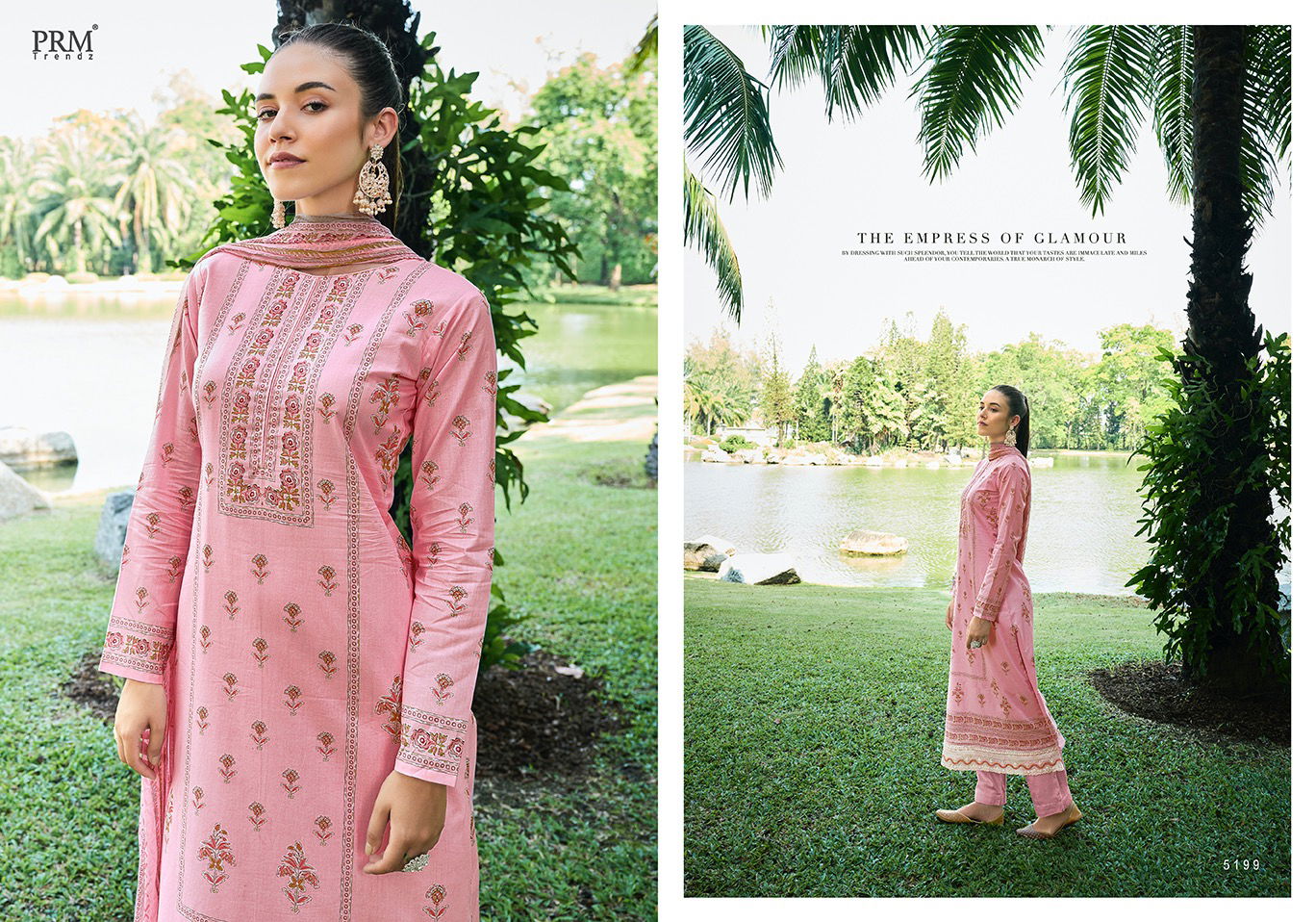 Nazreen By Prm Trendz Dress Material Catalog